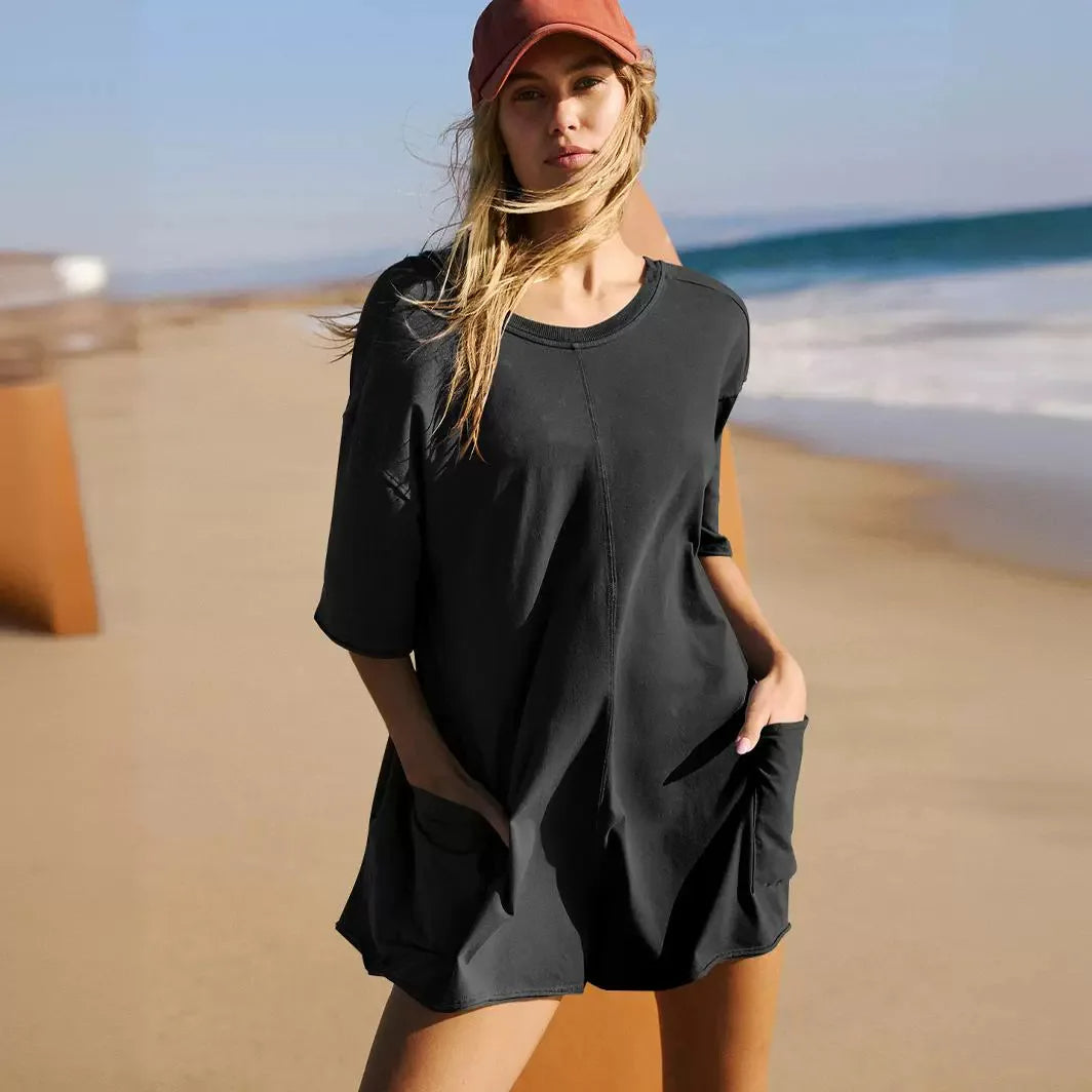 Oversized T-shirt Romper